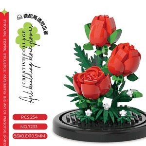 Bloques de Construcción ChaoLe Chuang, Modelo de Rosa Eterna, Juguete de Ensamblaje 7231, Regalo para el Festival Qixi, Compatible con <span class=keywords><strong>LEGO</strong></span> - Product Image 4
