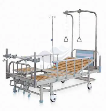 Bingkai traksi Ortopedi AG-OB002 5-crank kayu furniture produsen headboard tempat tidur rumah sakit medis
