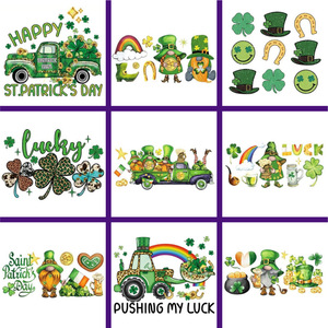 <span class=keywords><strong>St</strong></span>. <span class=keywords><strong>Patrick</strong></span> của ngày Cỏ Ba Lá trang phục in mô hình xuyên biên giới truyền nhiệt dập nóng cho có thể giặt Pet T-Shirts - Product Image 2