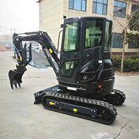 LIVRAISON GRATUITE Mini-Pelle Économique 1 Tonne 2 Tonnes 3.5 Tonnes Pelle sur Chenilles Avec Godet Mini-Excavatrice