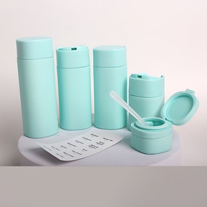 Envases Portátiles <span class=keywords><strong>de</strong></span> HDPE <span class=keywords><strong>para</strong></span> Artículos <span class=keywords><strong>de</strong></span> Aseo <span class=keywords><strong>de</strong></span> Viaje, 15/80/100 ml, Recargables, con Bomba, Tapa Abatible, Botellas Cuadradas <span class=keywords><strong>para</strong></span> Cosméticos y Maquillaje - Product Image 1