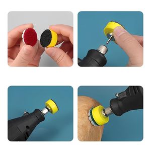 1 дюйм 25 мм мини-Алмазные полировальные колодки 14 шт. шлифовальный станок 50 #-10000 # Автомобильный кузов совместимый <span class=keywords><strong>2</strong></span>,3 мм держатель петли с хвостовиком - Product Image 6