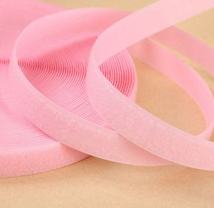 Rouleau de ruban auto-agrippant en nylon rose, ruban magique en nylon/polyester, personnalisable OEKO-TEX, couleurs sur mesure - Product Image 3