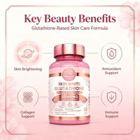 Capsules de glutathion Metrand pour éclaircir la peau, anti-âge, complément éclaircissant pour la beauté de la peau des femmes