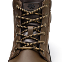 Chaussures de Sécurité en Cuir Véritable, à Embout d'Acier, pour Hommes, Bâtiment et Travaux Industriels