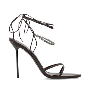 Sandalias de Tacón Alto para <span class=keywords><strong>Mujer</strong></span>, Colección Verano 2026, con Tiras Finas, <span class=keywords><strong>Cordones</strong></span>, Tacón de Aguja y Cristales - Product Image 1