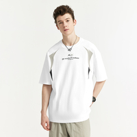 INFLATION Moto Conception Coton Surdimensionné T-shirt Streetwear Fabricant Hommes Lourd T-shirt Uni Boxy T-shirt