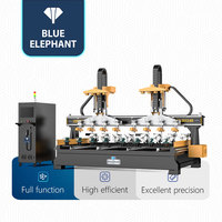 Router CNC de Dos Cabezas y Ocho Husillos 3013