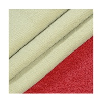 Cuir PU gaufré direct usine, finition grain de litchi, avec envers en velours de coton synthétique – Résistant à l'abrasion pour canapés et bagages