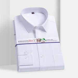 Camicia <span class=keywords><strong>da</strong></span> <span class=keywords><strong>Uomo</strong></span> a Maniche Lunghe, Formale e Professionale, per Lavoro e Business Casual, Tinta Unita, Vestibilità Slim - Product Image 5