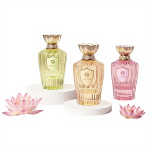 Botella de Perfume de Vidrio de 50 ml, Botella de Perfume Recargable de 100 ml, Botella de Perfume de Cristal, OEM ODM - Product Image 1