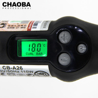 Appareil de chauffage PTC pour salon de beauté, bigoudi en titane à haute température rotatif à 120 degrés 40-360 W/