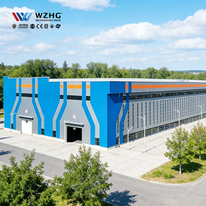 Structure en acier sur mesure, anti-corrosion, entrepôt industriel pour usage d'atelier et d'appartement, bâtiment préfabriqué durable, 50 ans - Product Image 1