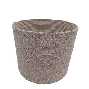 Usine directe pas cher pliable coton corde panier Solution de stockage polyvalente pour vêtements literie Pots garde-robe Organisation - Product Image 5