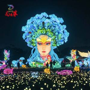 Lanternes à grande échelle Lanternes d'exposition traditionnelles pour la fête du printemps et la décoration du jour de l'<span class=keywords><strong>an</strong></span> Affichages extérieurs - Product Image 2