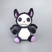 Compre 8cm kawaii gato preto travesseiro boneca de pelúcia