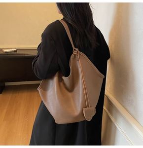 Bolso Tote Geométrico de Moda, Impermeable, de PU, Bolsos de Hombro para Mujer, Bolso de Mano de Cuero - Product Image 4