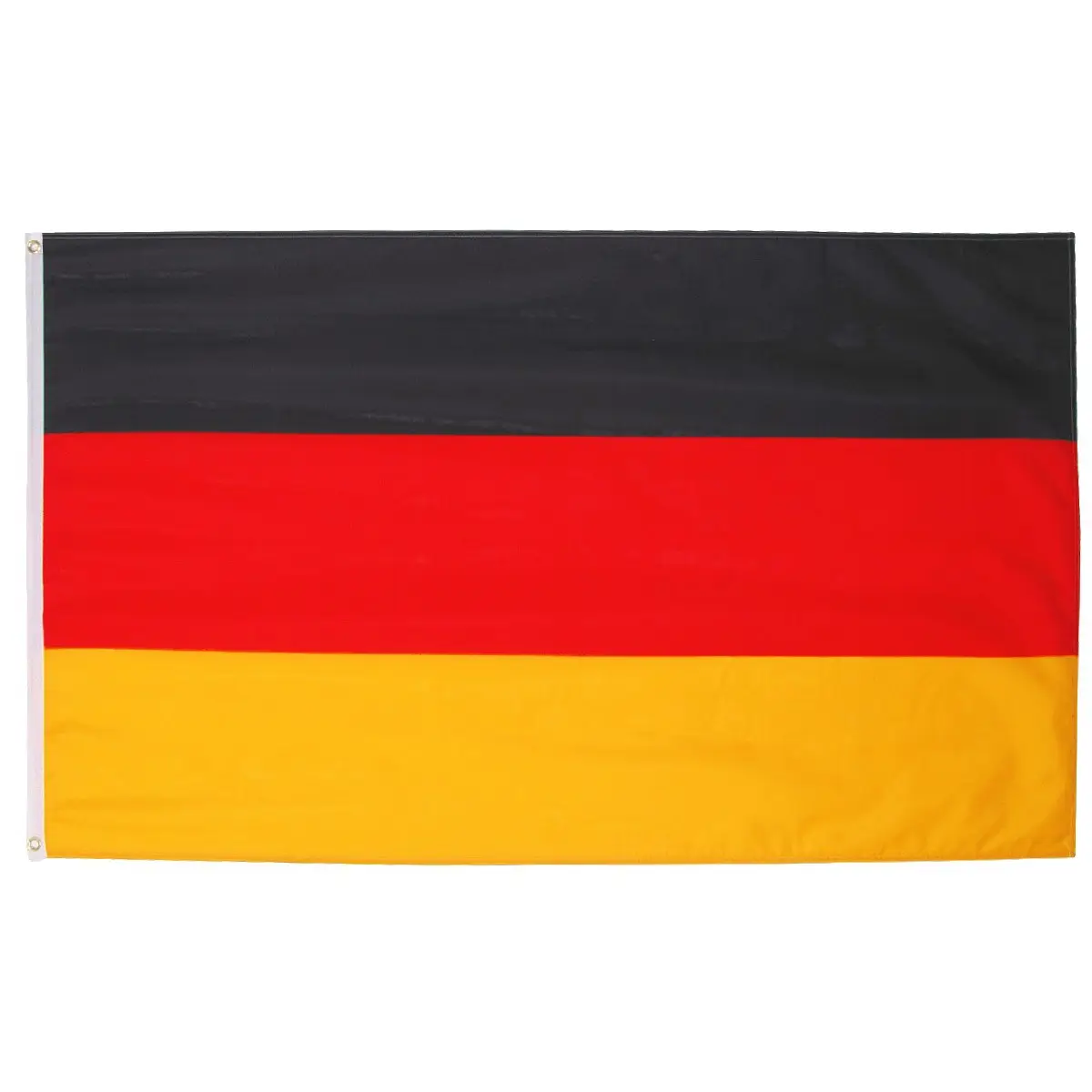 स्टॉक वर्ल्ड जर्मनी में उच्च गुणवत्ता वाले कस्टम पॉलिएस्टर जर्मन झंडों का 3x5 फीट देश ध्वज