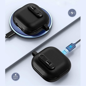 Funda Protectora con Cierre Seguro para Auriculares <span class=keywords><strong>Apple</strong></span> <span class=keywords><strong>Airpods</strong></span> 4 ANC / 3 / 2 / Pro3 2 / Pro Generation, Carcasa Inalámbrica + Gancho - Product Image 4