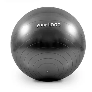 Ucuz spor Yoga aksesuarları özel LOGO 55cm 65cm 75cm büyük Yoga topu egzersiz topu fizik tedavi için