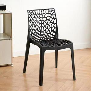 <span class=keywords><strong>Sillas</strong></span> de Comedor Apilables de <span class=keywords><strong>Plástico</strong></span> PP Comerciales, Resistentes, Modernas, para Restaurante, <span class=keywords><strong>Jardín</strong></span>, Cafetería, con Respaldo Ergonómico - Product Image 3