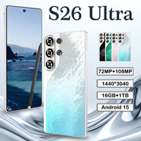 Nouvel Arrivage Téléphone Portable Débloqué S26 Ultra 1 To ROM 16 Go RAM Écran HD 7,3 Pouces pour Distributeurs Mobiles