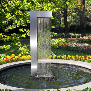 Le rideau <span class=keywords><strong>d</strong></span>'<span class=keywords><strong>eau</strong></span> <span class=keywords><strong>de</strong></span> <span class=keywords><strong>pluie</strong></span> en forme <span class=keywords><strong>de</strong></span> rectangle <span class=keywords><strong>de</strong></span> fontaine <span class=keywords><strong>de</strong></span> cascade <span class=keywords><strong>d</strong></span>'intérieur extérieur comporte une belle cascade pour les espaces intérieurs <span class=keywords><strong>de</strong></span> jardins - Product Image 2