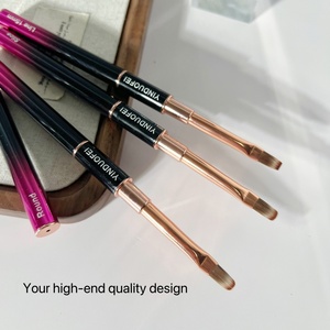 Factory Customized Dual Head Nail <b>Brush</b> Metal Rod <b>Round</b> Head <b>Brush</b> Line Drawing Pen Brand logo Customization Professional <b>Brush</b> - Product Image 5