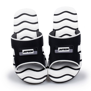 Men's outdoor <b>slippers</b> - PVC material, lightweight and soft, with striped design, anti-slip and durable, perfect for summer. - Product Image 1