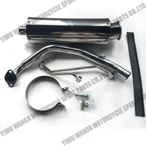 High quality GY6 125 Motorcycle Exhaust System Scooter Muffler For GY6 125cc 150cc