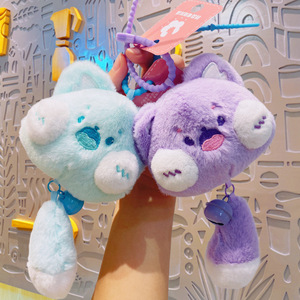 Mignon <span class=keywords><strong>Dodo</strong></span> <span class=keywords><strong>Chat</strong></span> Super Doux En Peluche Petite Poupée Pendentif En Gros Sac Suspendu Décoration Couple Porte-clés Poupée PP Coton Remplissage - Product Image 2