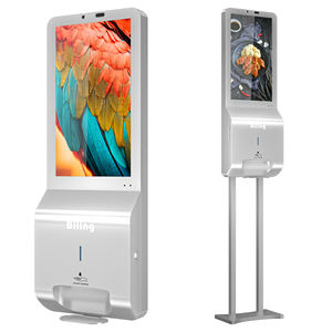Distributeur de Gel <span class=keywords><strong>automatique</strong></span> à écran Lcd, lustre publicitaire pour le spectacle Public, pièces de rechange gratuites, 32 pouces, TFT - Product Image 2