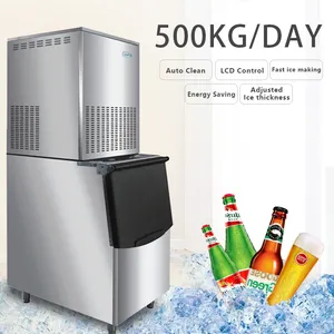 Large Scale Dry Plates Portable Home 10 Ton Mini Crushed Machine Under Cabinet Ice Maker