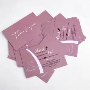 MOQ נמוך הדפסת צבע מלא נייר אמנות עיצוב מותאם אישית הכנס פלייר ברכות עסקיות כרטיסי דואר כרטיסי תודה