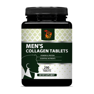 Tabletas de Colágeno Hidrolizado Premium para Hombres con Vitamina C, Biotina y Fo-Ti para la Elasticidad de la Piel, Vitalidad del Cabello y Salud de las Articulaciones - Product Image 1