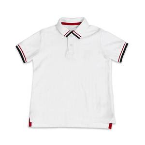 Polo pour enfants en coton à coutures renforcées, construction durable, couleur résistante à la décoloration, durable, uniforme scolaire ou usage quotidien - Product Image 1
