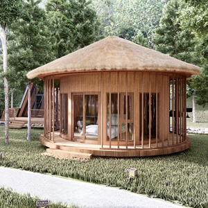 Villas Prefabricadas de Aluminio, Apartamentos de Diseño Moderno, Alimentados por Energía Solar, para Resorts de Playa Tropicales, Impermeables y Ecológicos - Product Image 1