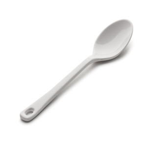 Cucchiaio in melamina liscio, dimensioni classiche, per uso quotidiano - Product Image 1