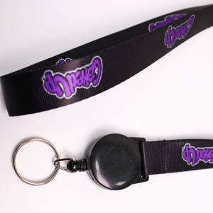Porte-badge rétractable moderne en nylon personnalisé, avec lanières jacquard tissées, impression numérique, portable, promotionnel, pour carte de travail, usage bureautique - Product Image 4
