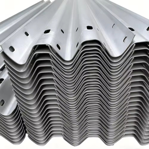 Barrière de sécurité routière en acier Q235/Q355 de 2,5 mm avec revêtement en zinc de 550 g, certifiée EN 1317, protection H1W2, barrière anti-collision pour autoroute - Product Image 4