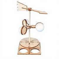 BRICOLAGE Test Direction Du Vent Assemblage Jouets pour Enfants Explorer La Nature Scientifique Modèle D'étude Kits Jouet Expérimental Au Niveau