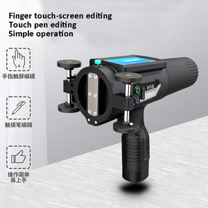 Impresora de inyección de tinta de etiquetas de codificación inteligente portátil de 60mm, resolución de 600 ppp, gráficos Digitales de caracteres grandes, pantalla de número de Fecha - Product Image 2