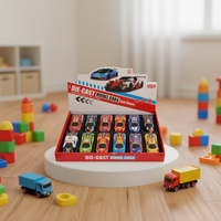 Voitures miniatures en métal moulé sous pression, lot de 12, échelle 1:64, à rétrofriction, pour enfants de 3 ans et plus, collection de formes originales, MAZZEO GIOCATTOLI