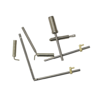 Connecteur de haute précision usiné CNC, borne en laiton et cuivre béryllium, contact électrique à haute tolérance, ISO9001