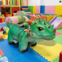 Dinosaure Électrique à Chevaucher, Animal Animatronique Mécanique, Utilisation Intérieure/Extérieure, en Métal