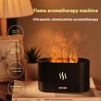 Mini humidificateur de bureau intelligent créatif d'un an avec aromathérapie à flamme ultrasonique alimenté par USB pour la maison et l'hôtel