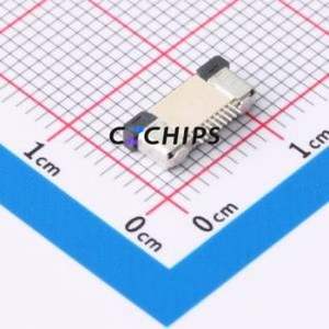 FPC-0.5AX-9PWCR-H20 FFC/FPC Connector SMD,P=0.5mm,Horizontal Mount Connector Drawer Type Bottom Contact 9P 0.5mm - Product Image 2