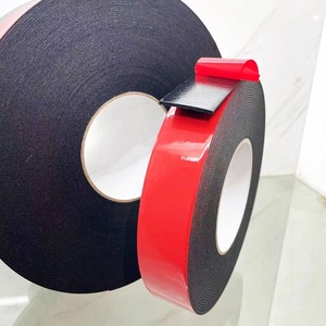 <span class=keywords><strong>Cinta</strong></span> Adhesiva de Espuma PE de Doble Cara, Acrílica, Resistente al Agua, con Fuerte Adhesión por Solvente, de 0.5mm, 1mm, 2mm, para Ventanas de Automóviles y Paneles Térmicos - Product Image 1