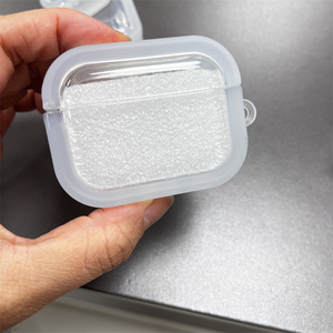 New Translucent Non-Slip Texture Anti-Drop <strong>Earphone</strong> Case Lanyard Headphone Cover for Airpods Pro 2 3 and 4 - Product Image 4