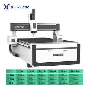 Xunke haute précision 5.5kw broche néon lumière 3D acrylique Pvc Acp sculpture sur bois signe lettre faisant bois 3 axes CNC routeur Machine - Product Image 2